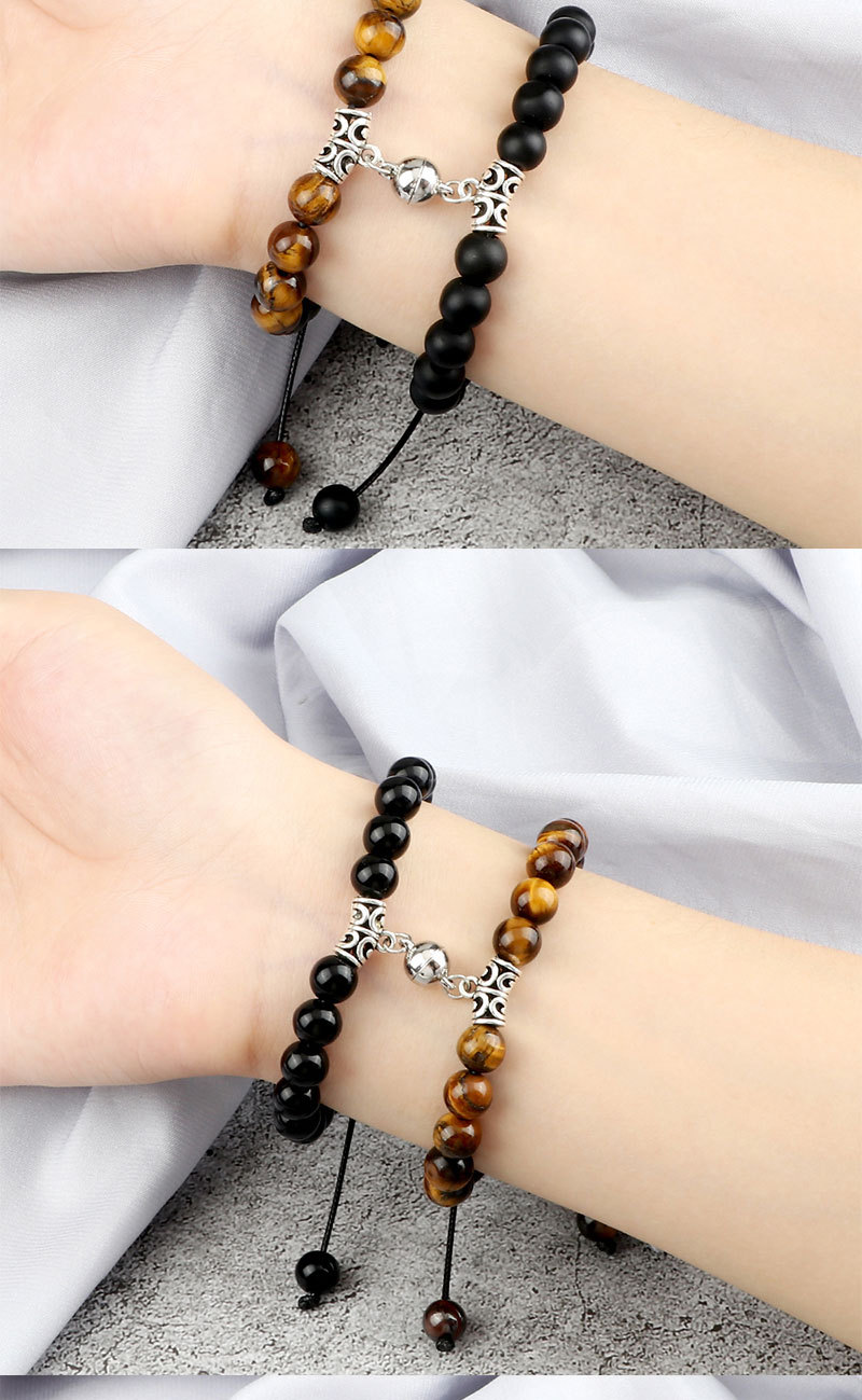 Handgefertigtes Perlenarmband Partner Set Mit Magnetverschluss_voghion.com