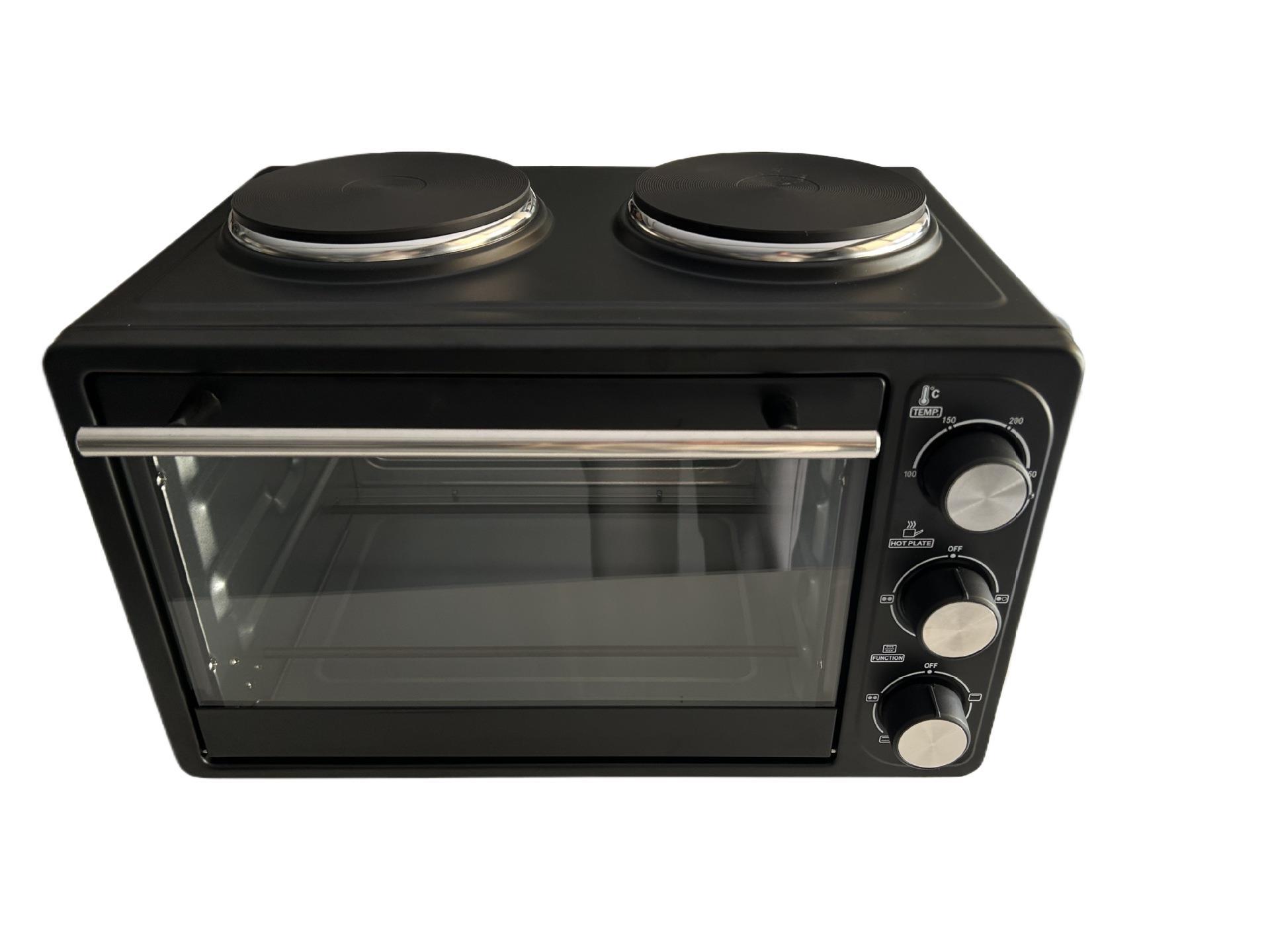 21L comercio exterior doble horno horno eléctrico pantalla mecánica multifuncional fábrica doméstica auto-operada mayorista