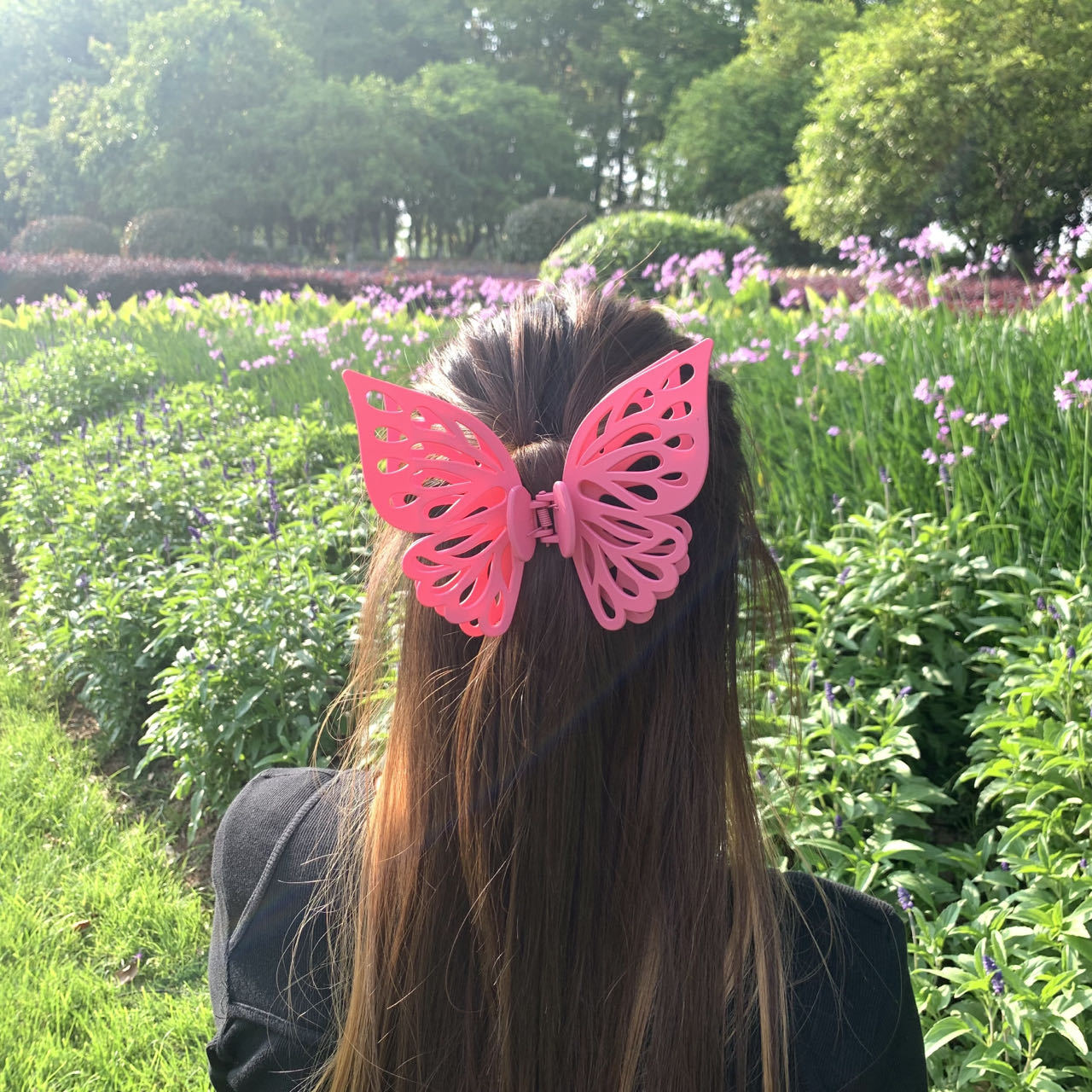 1 Piece Quantity Holiday, Outdoor Occasion Sweet Butterfly Plastic Hair Claws