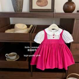 装可爱礼服裙子宝宝短袖女童连衣裙新款宫崎骏公主裙夏蓬蓬裙小梅