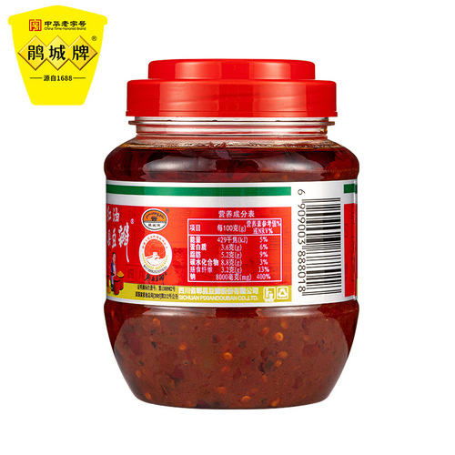 Jumen Brand Red Oil Pixian Doubanjiang 500g Bottled Household Chili Sauce Seasoning Product Sichuan Specialty Seasoning Product Batch