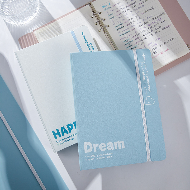 Cuaderno de mano simple pequeño y fresco de alto valor de la cara del estudiante desmontable cuaderno de lectura de hoja