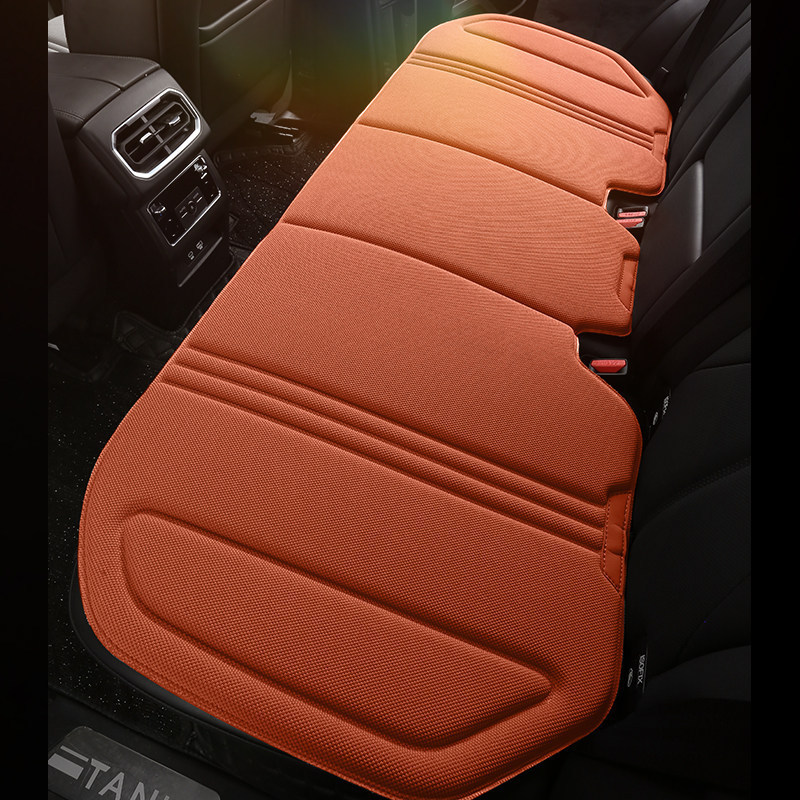 Seat cushion, seat cover, Universal Universal Latex Non-Slip - orange-rear-row-long-seat-cushion