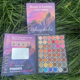 Cross-border makeup eyeshadow plate IGOODCO New 48 color snow mountain pattern eyeshadow plate earth color matte pearlescent plate