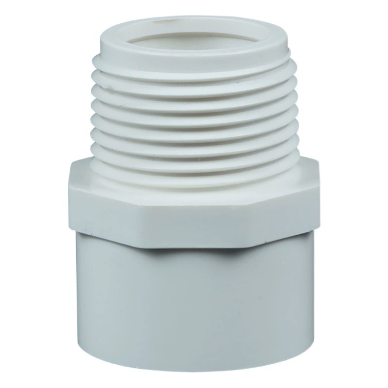 ПВХ водопроводная труба наружный зуб прямой наружный провод через внешний винт разъем для обеспечения качества