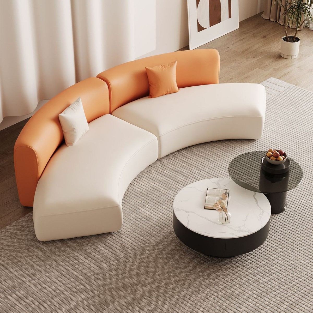 Sofá de oficina mesa de té combinación de recepción Negociación Tienda Hotel Tienda de ropa Negocio Oficina de lujo simple y moderna