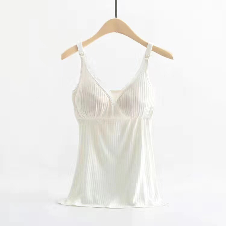 Nursing Vest Pregnant Women's Sling Underwear Nursing Clothing Top Postpartum Pajamas Summer Base Shirt Inner Spring and Autumn Thin
