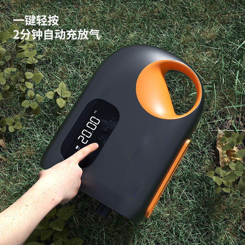 户外便携式电动车载充气泵 户外帐篷SUP浆板皮划艇无线充气泵跨境|undefined