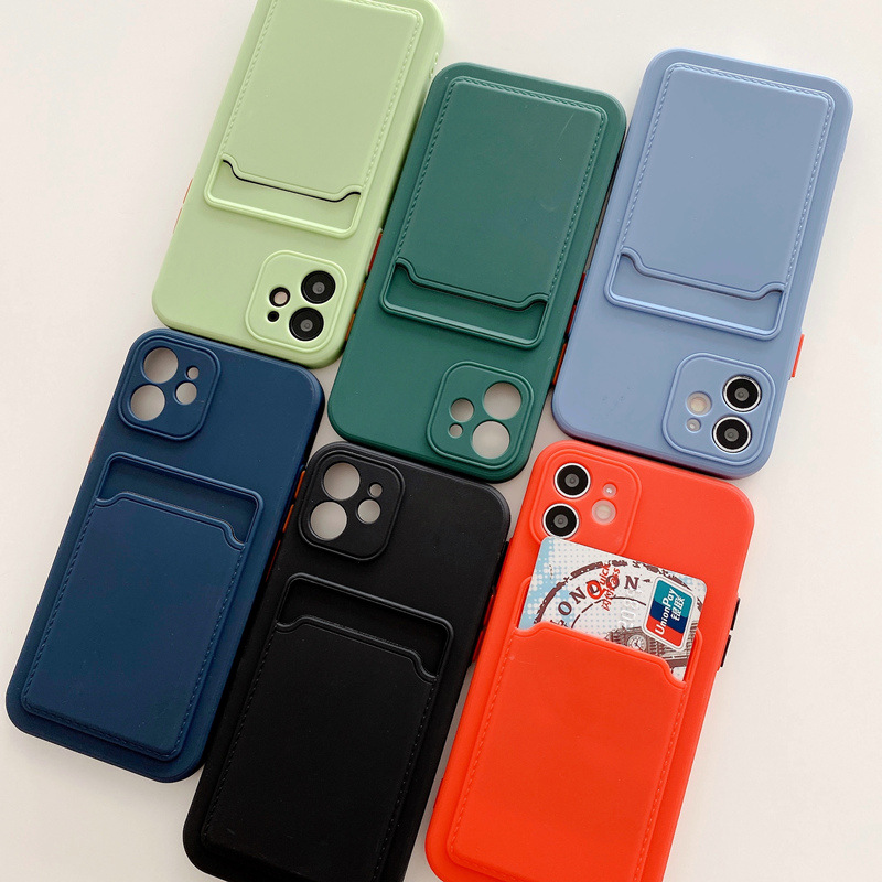 Simple Style Solid Color Silica Gel   Phone Cases display picture 5