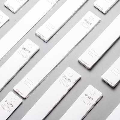 【現貨】100張/捆2.9*21cm 500g可定制飾品卡紙包裝925銀手鏈卡紙