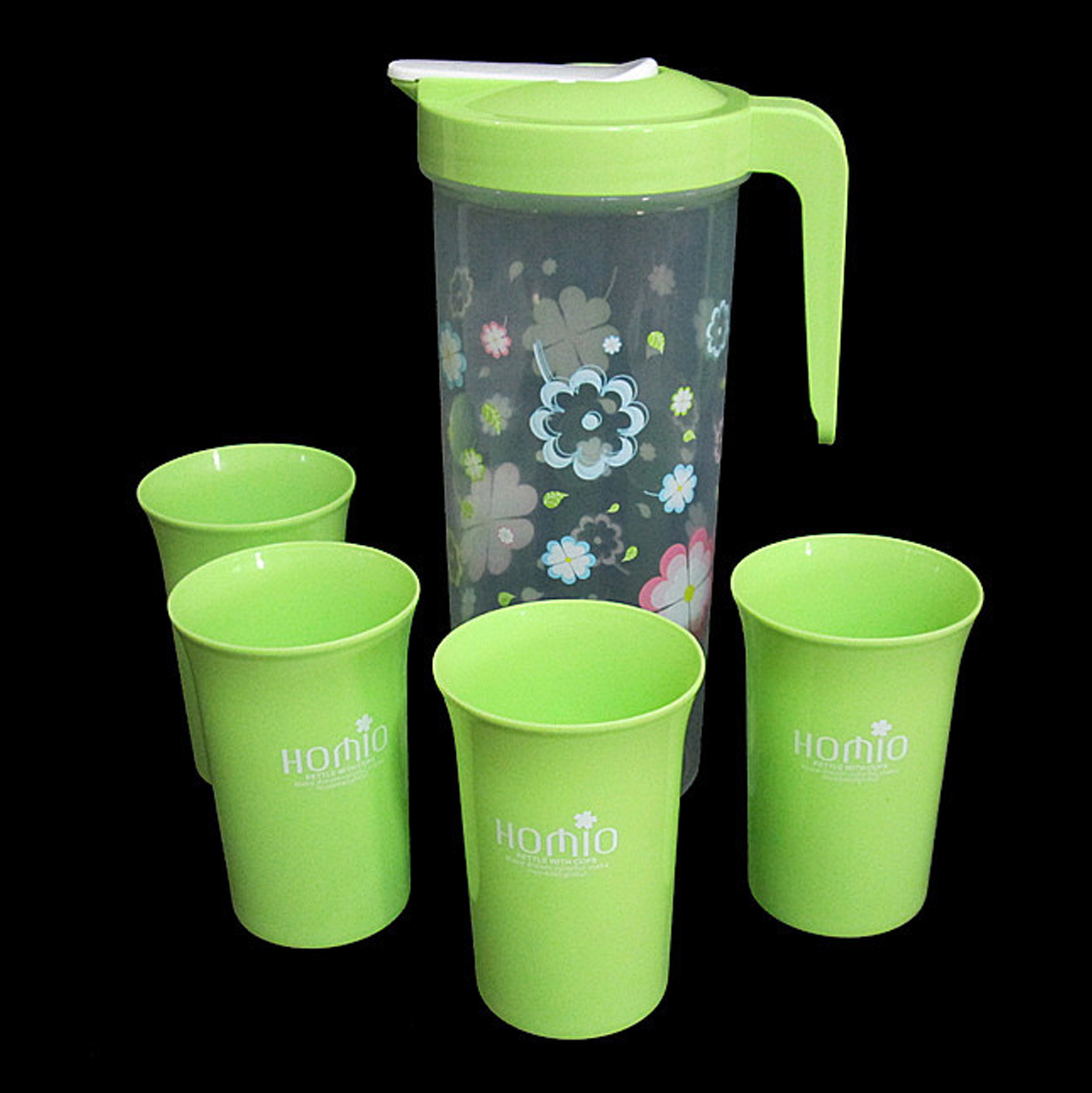 Bienes de fábrica suministro directo una olla cuatro tazas de gran capacidad de protección del medio ambiente hervidor traje de regalo de picnic traje de hervidor de agua