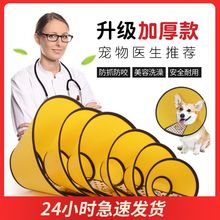 伊丽莎白圈狗狗猫防咬防舔头套大中小型犬绝育小狗耻辱圈猫咪头罩