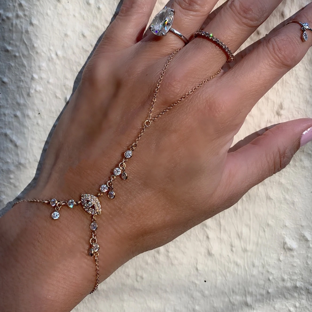 Braccialetto portafortuna con occhio di Allah e filo rosso, gioiello protettivo fatto a mano. Allontana il male e le energie negative, ti benedice con sicurezza e buona fortuna. Regolabile, minimalista._voghion.com