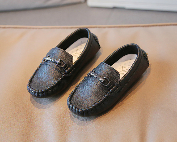 Korean version of one foot pedal Lefu casual bean shoes, new autumn 2022 boys and children's shoes_voghion.com