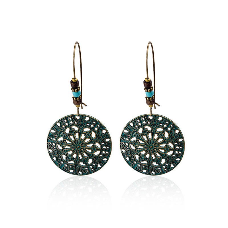 ethnic antique bronze retro earrings