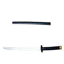 死侍双刀忍者武士小号日本刀 万圣节儿童表演PU橡胶仿真刀剑玩具