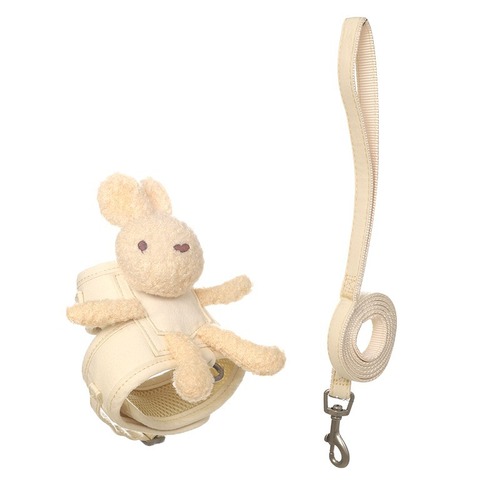 Pet rabbit harness set, puppy out leash, adult cat, convenient anti-breakaway harness supplies