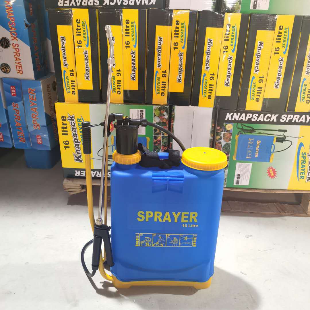 Pulverizador de mochila neumática manual de 16L para jardinería agrícola
