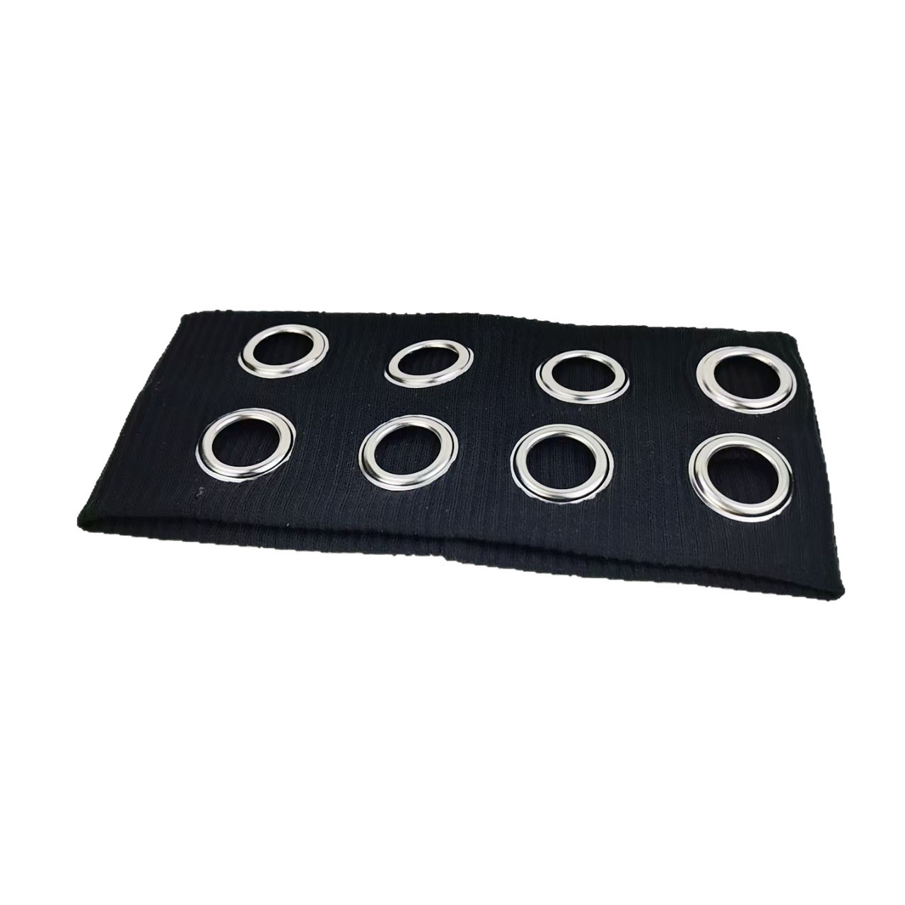 Hot Girl agujeros redondos huecos elásticos bandas de cabello europeas y americanas retro gótico punk subcultura rock festival de moda tocado