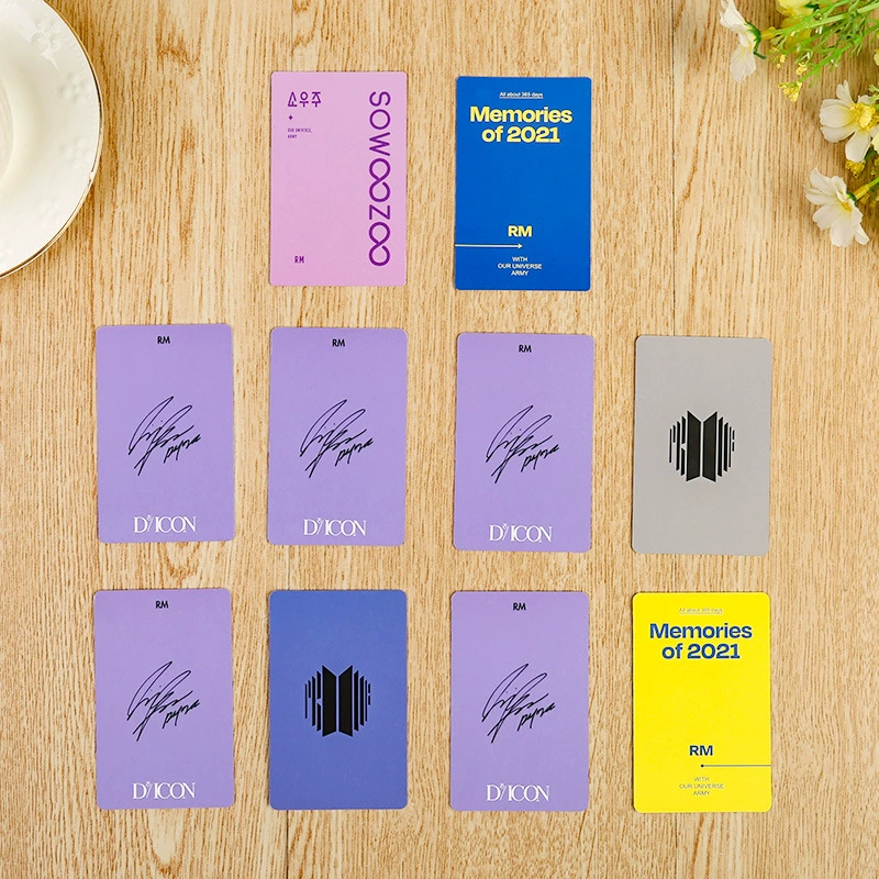 Young Group Kim Namjoon V Tae Jungkook’s Collector’s Edition Personal SOLO Small Card