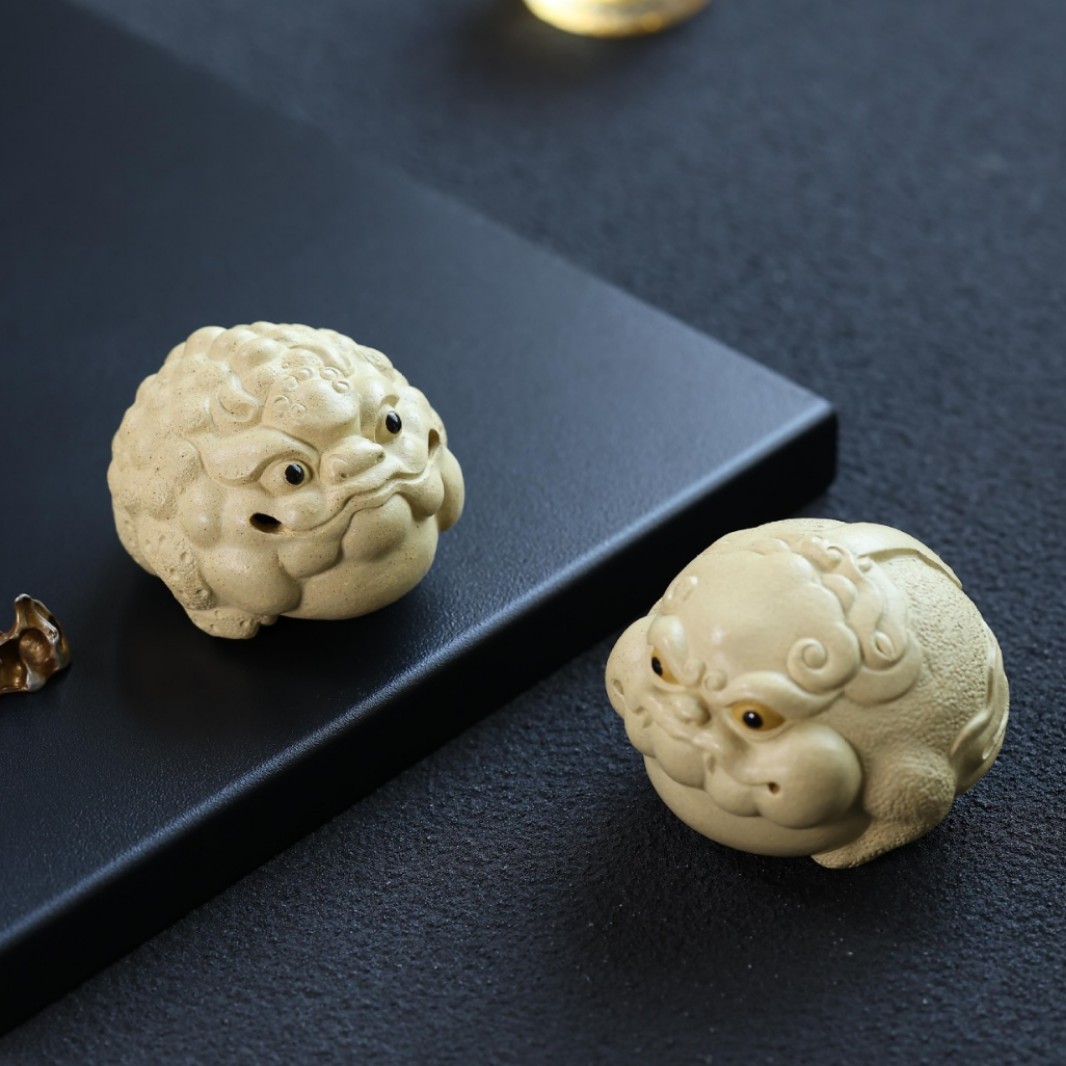 紫砂金蟾茶宠摆件精品可养招财金蟾蜍茶宠物茶玩茶桌茶台茶具配件