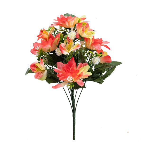 Youfu cross-border supply Amazon 9-prong fan-shaped dahlia bouquet…