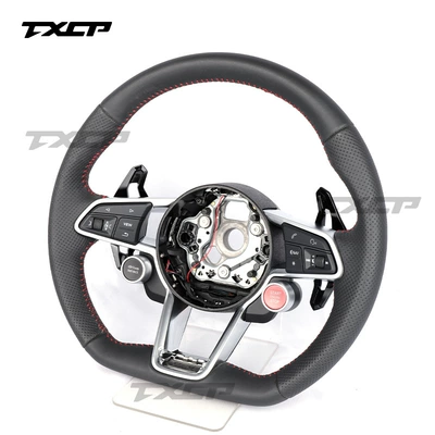 flat-bottom steering wheel with – Steering wheel