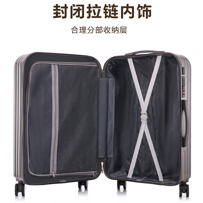 Equipaje de explosión de fuego multifuncional, rueda universal ligera, 20 pulgadas de altura, caja de tracción de contraseña de embarque duradera