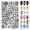 Quality DIY printing steel plate zjoy-pius version of the nail printing template 1-100 pattern