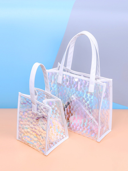 Handheld beach purse PVC