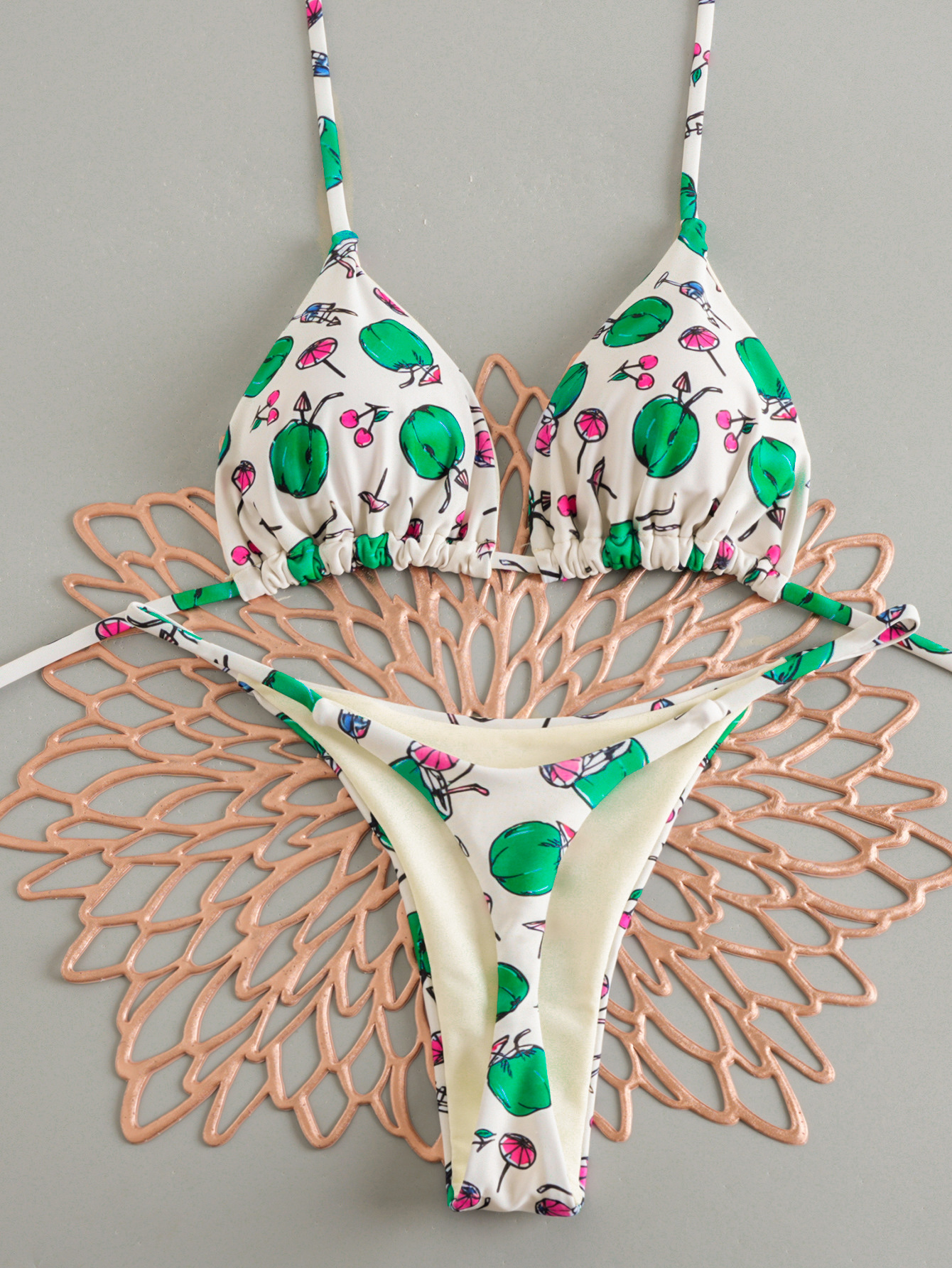 Sexy bikini set dames tweedeelige zwemkleding sneldrogend badmode_voghion.com