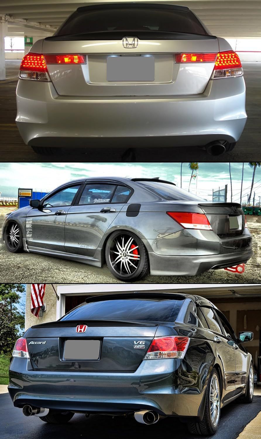 Cross-Border Applicable for 08-13 Eighth-Generation Accord Modified Rear Spoiler, Eighth-Generation Accord Roof Wing, Pressure Wing with Painted Spoiler