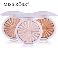 單色立體珠光修顏臉部亮肌修容粉持久提亮烘焙烤粉高光粉餅女