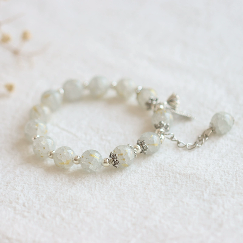 Звездное холодное печенье, художественный и свежий браслет ручной работы из стеклянного хрусталя, новый студенческий лесной браслет в китайском стиле 41