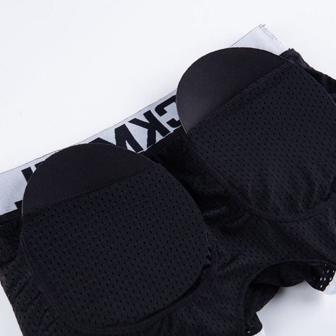 JOCKMAIL nuevo frontal de malla convexa espalda cadera-Levantamiento de los hombres calzoncillos de boxeador acolchado esponja cadera-Levantamiento de cadera boxeador