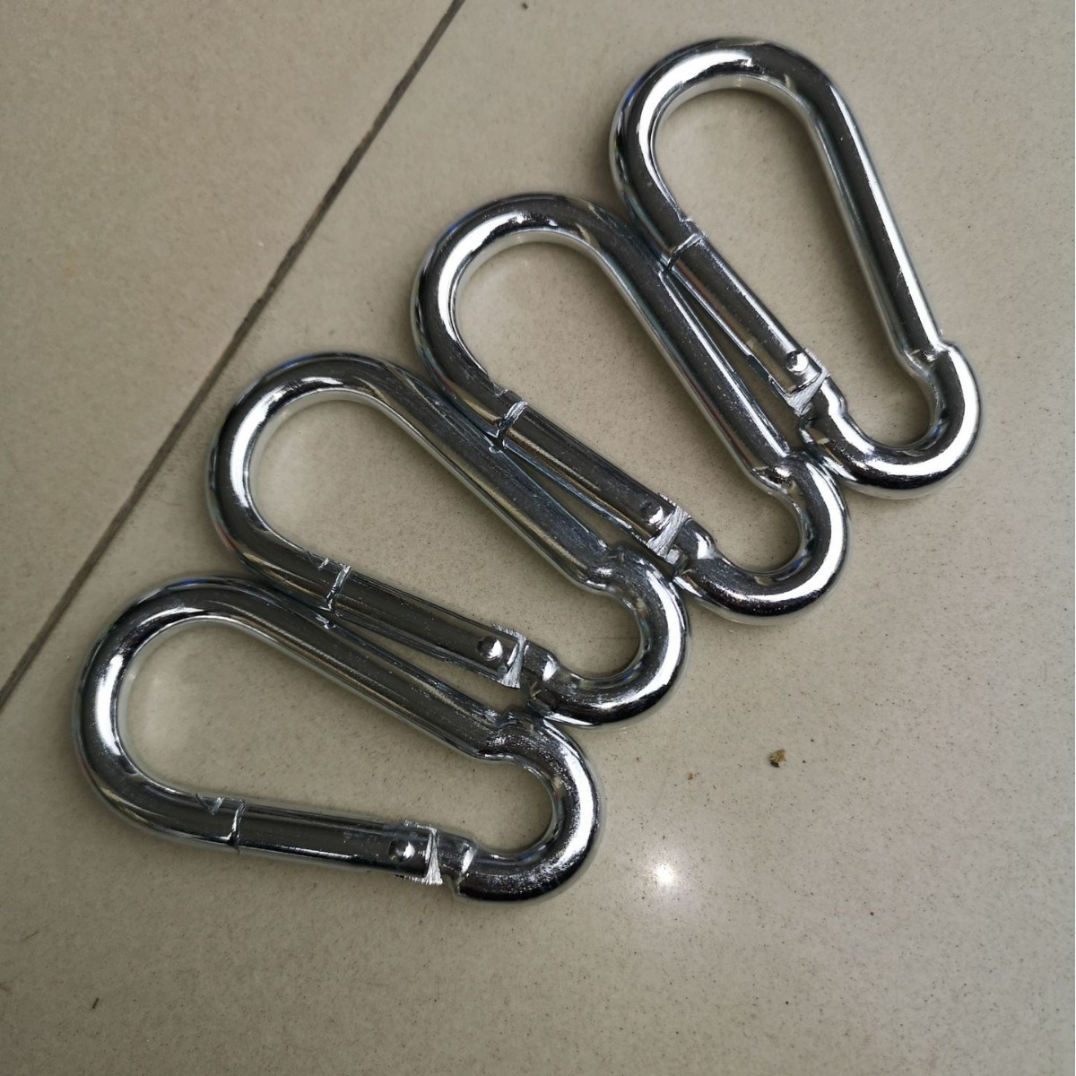 厂家直销M4-M12高质量铁镀锌葫芦形弹簧钩 登山扣 安全扣 连接扣