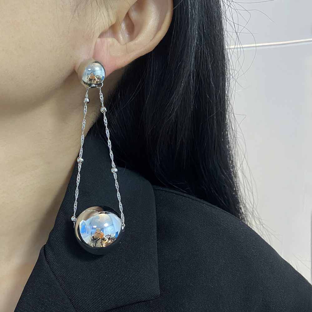 Drop Earrings Classification 1 Pair Vintage Style Classic Style Round Solid Color Alloy Drop Earrings
