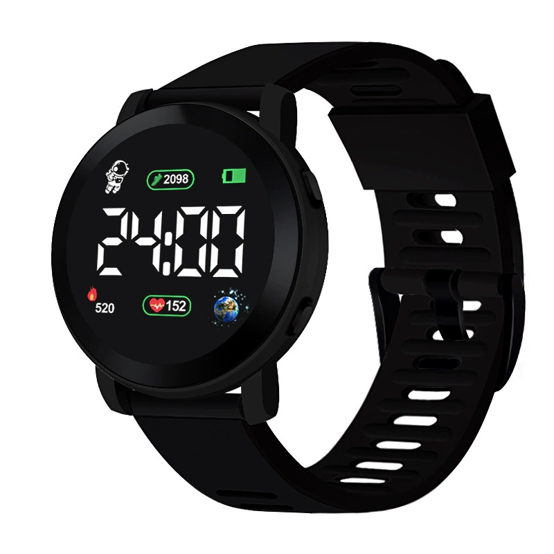 Children's Digital Travel Watch — Waterproof, Silicone Strap, Time & Date Display (Multiple Colors)