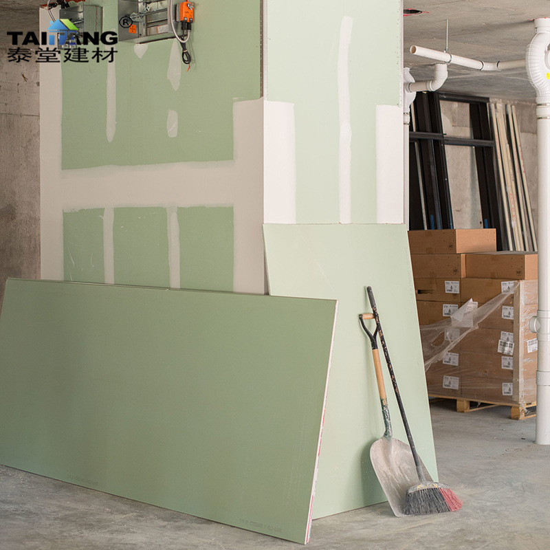 Material de techo de pared de partición de placa de yeso ordinario 9,5mm para partición de sala de placa de yeso de papel ordinario