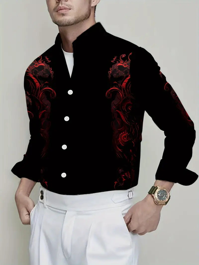 2025 nuevo estilo Amazon comercio exterior casual transfronterizo tendencia de moda salvaje camisa de manga larga de alta calidad MB12