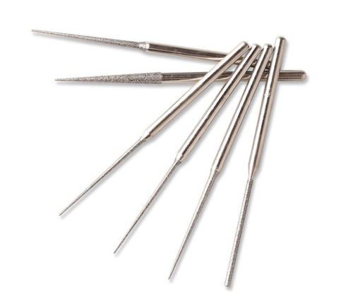 3MM diamond grinding needle cylindrical grinding head extended needle reaming drill bit