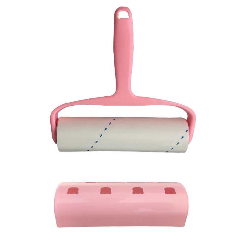 Tearable PET pelo que se pega dispositivo polvo ropa de papel cepillo de polvo hogar sofá rodillo rollo de papel lágrima de papel polvo que se pega