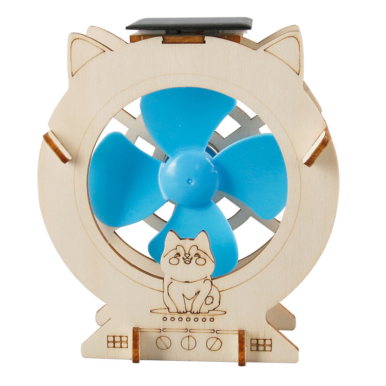 Air fan solar-powered, deluxe edition