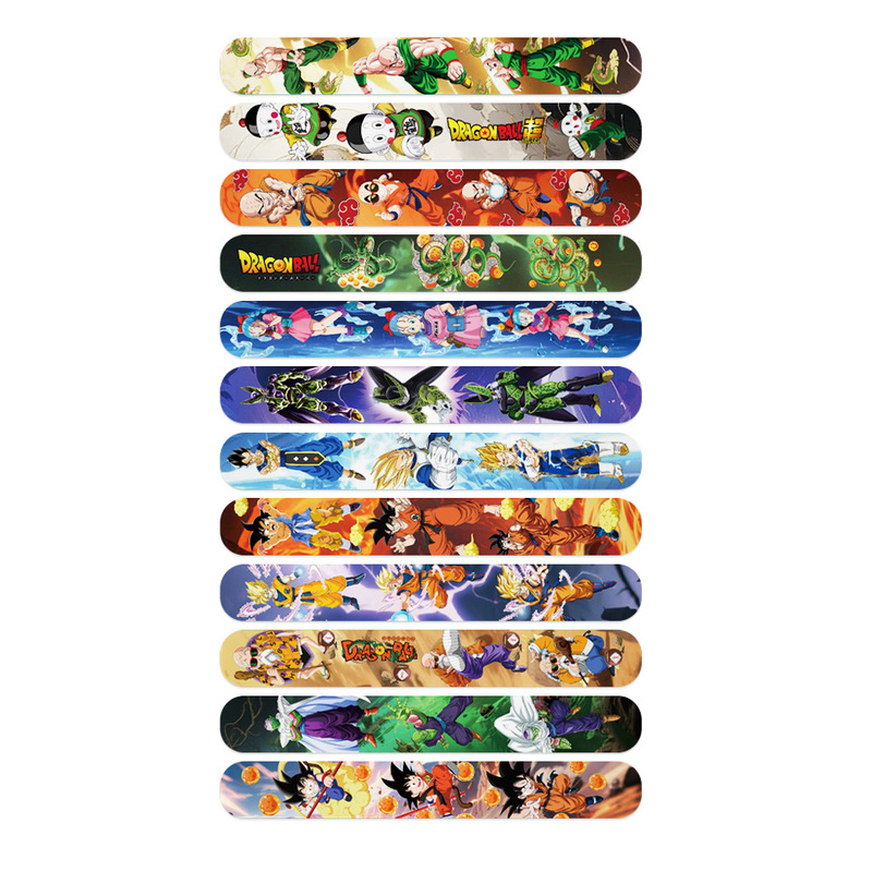 Dragon Ball Son Goku Snap Ring Children's Party Bracelet Toy Snap Ring Big Devil Bandai Wristband Cross-Border Dragon Ball Son Goku Snap Ring Children's Party Bracelet Toy Snap Ring Big Devil Bandai Wristband Cross-Border