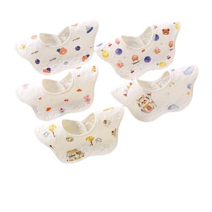 Children's cotton eating bib, breathable waterproof umbilical bandage for belly button 5