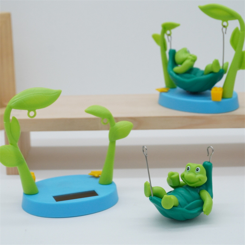 Creative New Solar Car Interior Decoration Ornaments Cartoon Turtle Doll Toys Home Ornaments