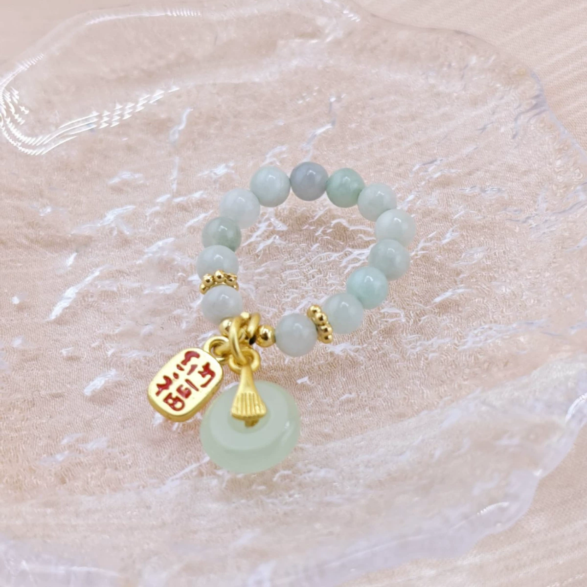 Натуральный изумрудный безопасный пряжка