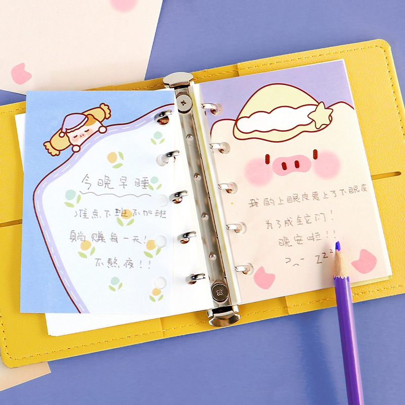 Cien días de la sociedad Liyan cartel de perforación cartel conjunto de pegatinas de cerdo rolar para adorable plan de cerdo pegatinas de tarjeta