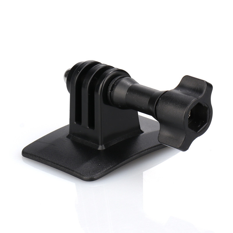 Soporte de Casco para Cámara de Acción DJI GoPro 3M de Plástico ABS Curvo Autoadhesivo