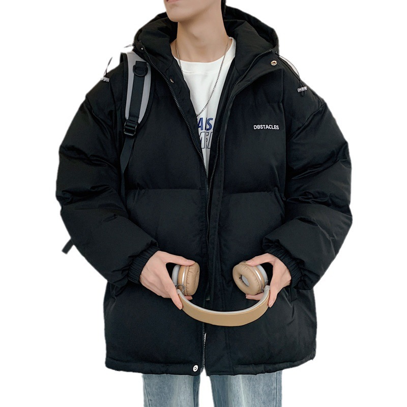 NASA Nombre conjunto de doble cara chaqueta acolchada de algodón para hombres Nueva chaqueta suelta de algodón chaqueta acolchada de algodón abrigo de marca de moda de invierno para hombres chaqueta acolchada de algodón